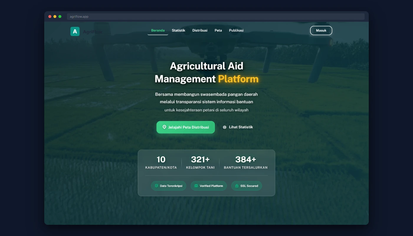 Agricultural Aid Management Platform - Screenshot 2