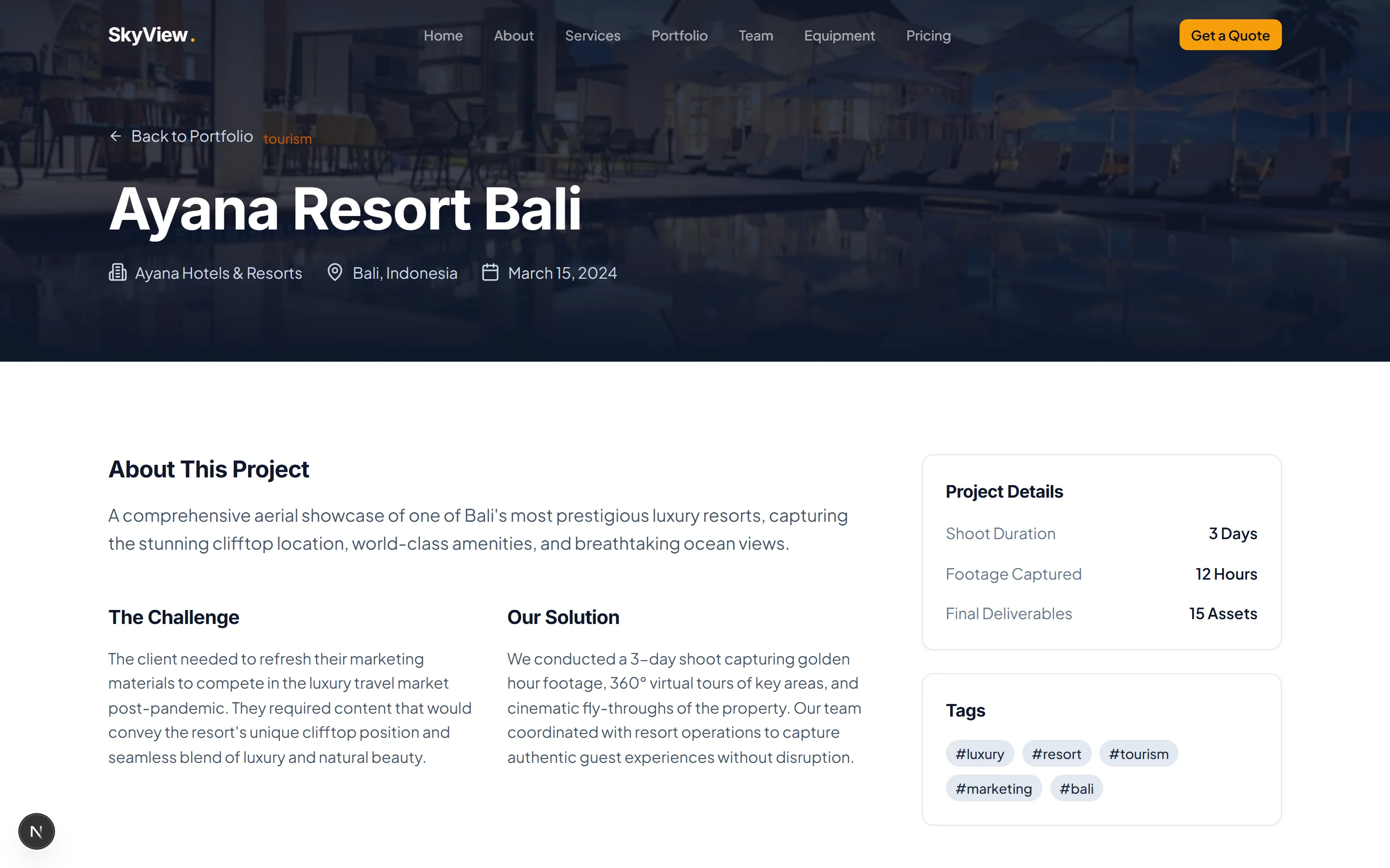 SkyView Cinematic Visual - Screenshot 1